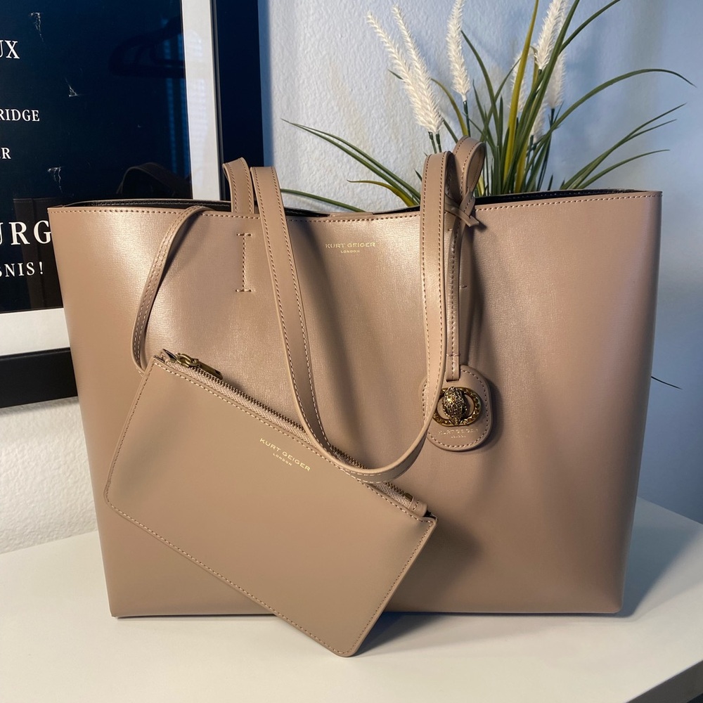 Kurt Geiger Tan Shoulder Bag with Pouch